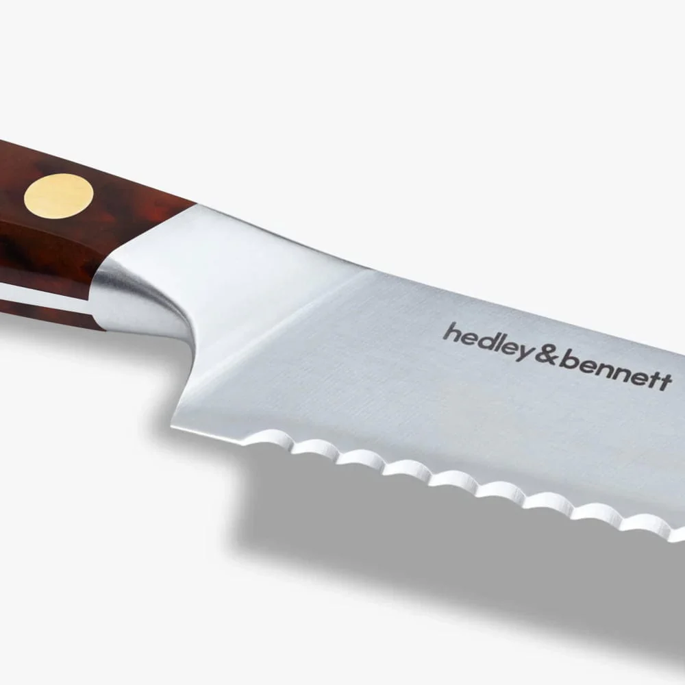 Chef's Knife Set - Tortoiseshell Brown - Image 8