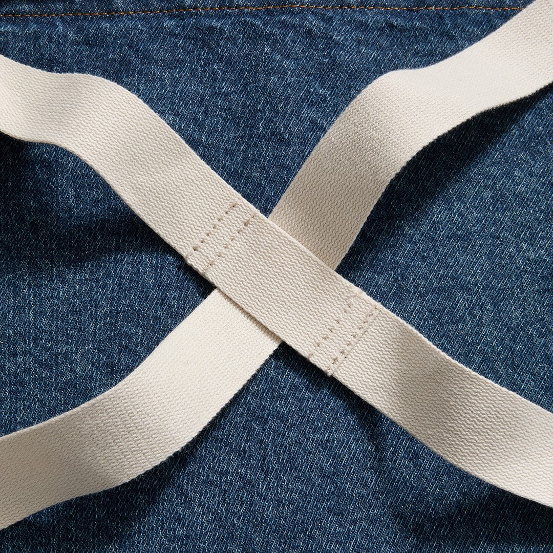 Georgia Blue Denim Crossback Apron - Image 4
