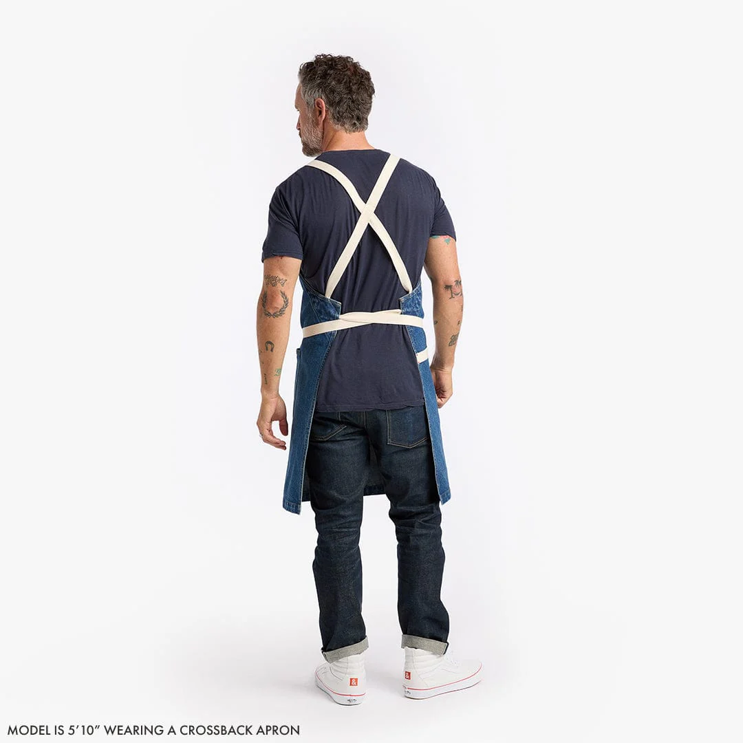 House Red Crossback Apron - Image 7