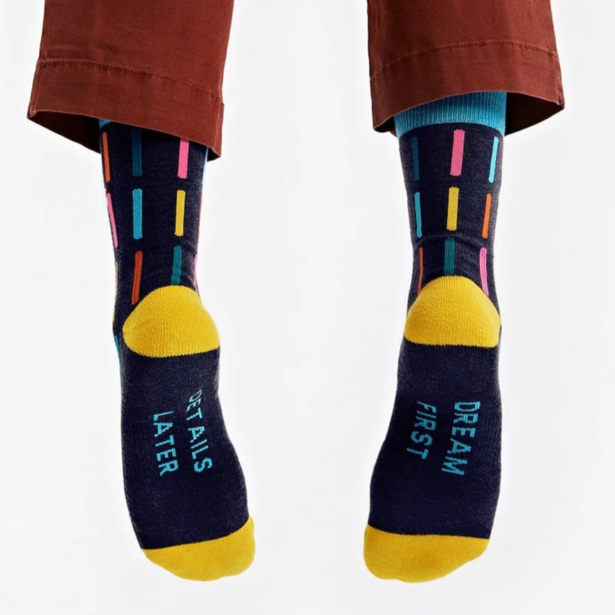 The Socks - Dream First Details Later - Navy - Image 4