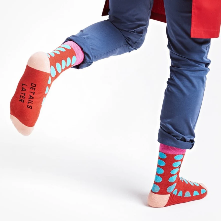 The Socks - Dream First Details Later - Red - Image 3